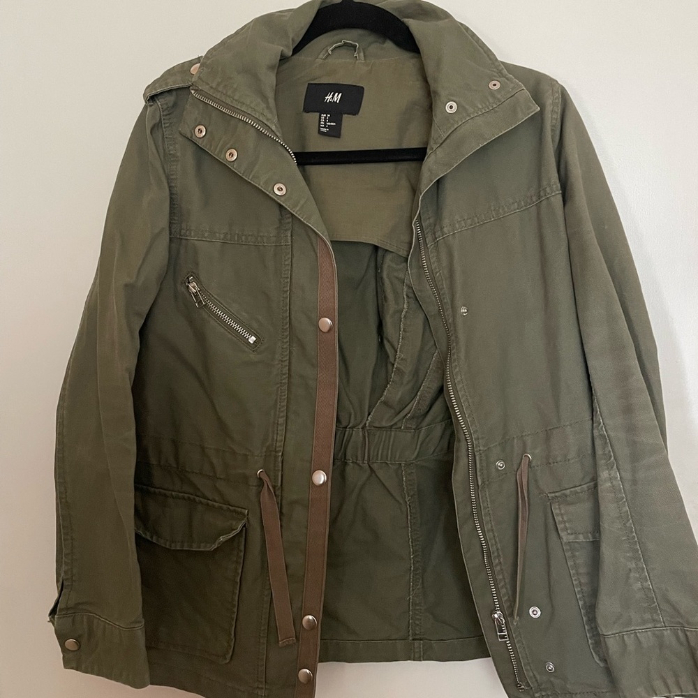 H&M Green Utility jacket